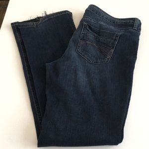 Decree boot cut dark blue denim jeans sz 15